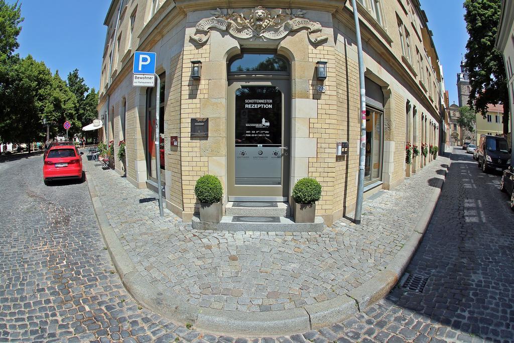 Schottennester Schlafen An Der Kraemerbruecke Erfurt Dış mekan fotoğraf